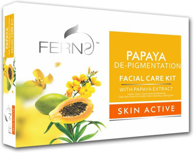 

Ferns Papaya De-Pigmentation Facial Kit 260 g(Set of 5)