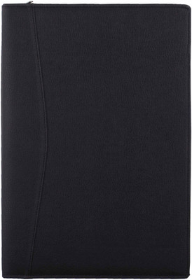 

ZesTale Premium Leatherette 2 Ring Document Folder (With Leafs)(Set Of 1, Black)