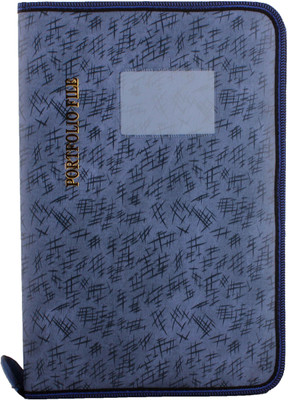 

ZesTale Premium leatherette Document Folder(Set Of 1, Blue)