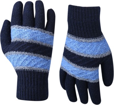 ZACHARIAS Striped Winter Men & Women Gloves