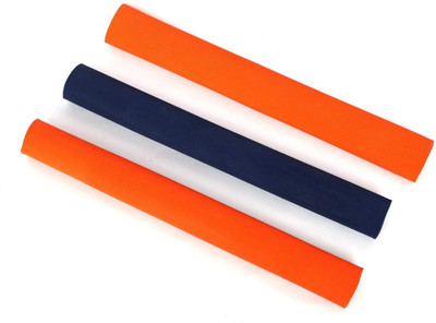

QUINERGYS ™ Quality Assured Anti-Sweat Shock Absorber -Diamond Knurling - Cricket Bat Grip Diamond(Orange, Blue, Pack of 3)
