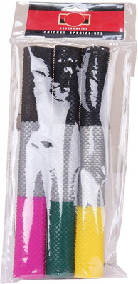

QUINERGYS ® Quality Assured Anti-Shock -Spider - Cricket Bat Grip Scale(Multicolor, Pack of 3)
