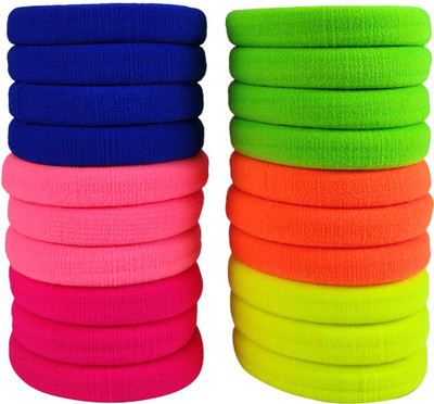 

Ammvi Creations Set of 30 hair bands Rubber Band(Multicolor)
