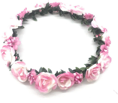 

GiftsBouquet Floral Tiara Head Band(Multicolor)
