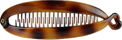 

Franck Provost (France) Barrette Ponytail Holder Hair Pin(Brown)