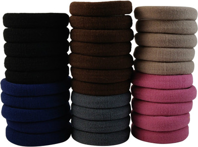 

Ammvi Creations Set of 30 hair bands Rubber Band(Multicolor)