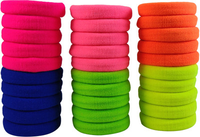 

Ammvi Creations Set of 30 hair bands Rubber Band(Multicolor)