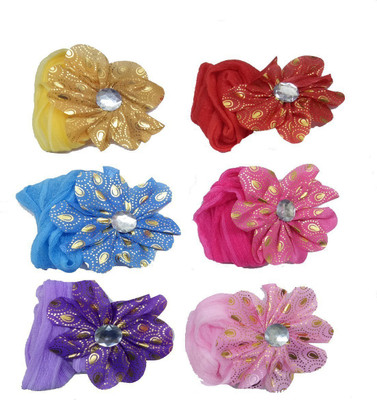 

NERR Rose Crown With Bow Hairband (multi color) Head Band(Multicolor)