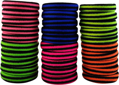 

Ammvi Creations Set of 30 hair bands Rubber Band(Multicolor)