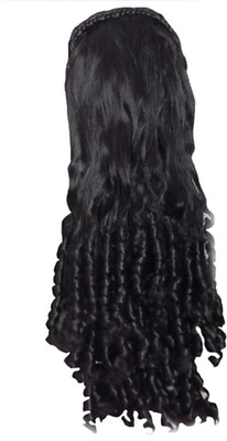 

Royal Traders double shaded Natural black pony wig clutcher step cutting style extension premium quality silky hair Hair Extension