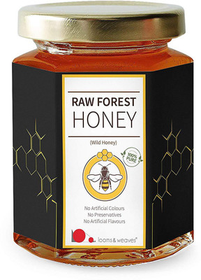 

looms & weaves Raw Wild Honey from Western Ghats Deep Forests of Kerala - 250 gm(250 g)