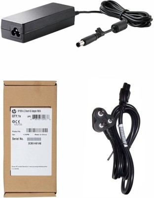 HP 19.5V Charger Adaptor for Compaq 8510p/8510q/8710p/8710w/nc2400/nc4010/nc4200/nc4400 with Power Cord 19.5 Adapter(Power Cord Included)