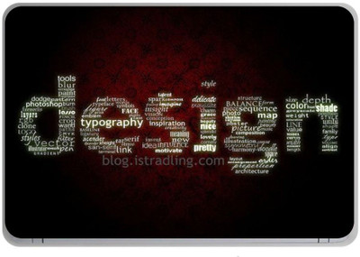 

Ramiya graphic design typography inspiration Vinyl Laptop Decal 14