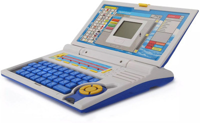 

KHELKHILONENX ENGLISH LEARNER LAPTOP 20ACTIVITIES FOR KIDS - WHITE AND BLUE(Blue)