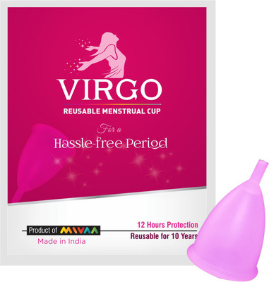 

Virgo  Reusable Menstrual Cup(Pack of 1, Pink;yellow