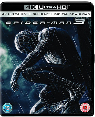 

Spider-Man 3 (2007) (4K UHD + Blu-ray + Digital Download + UV) (2-Disc Set) (Slipcase Packaging + Region Free + Fully Packaged Import)(4K(UHD) Blu-ray English)