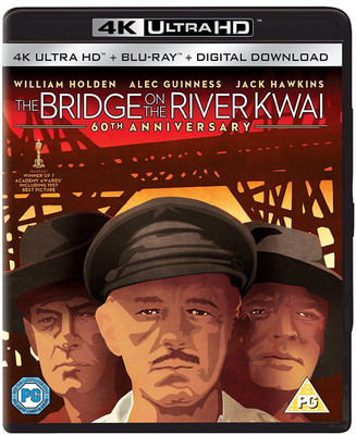 

The Bridge on the River Kwai: 60th Anniversary Edition (4K UHD + Blu-ray + Digital Download + UV) (2-Disc Set) (Slipcase Packaging + Region Free + Fully Packaged Import)(4K(UHD) Blu-ray English)