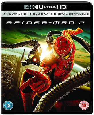 

Spider-Man 2 (2004) (4K UHD + Blu-ray + Digital Download) (2-Disc Set) (Slipcase Packaging + Region Free + Fully Packaged Import)(4K(UHD) Blu-ray English)