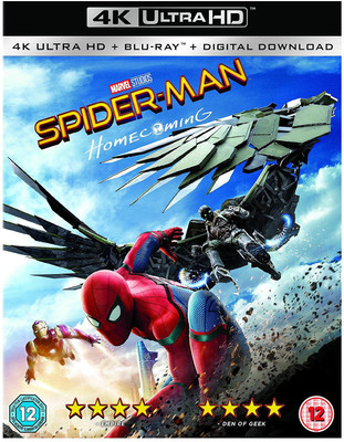

Spider-Man: Homecoming (4K UHD + Blu-ray + Digital Download) (2-Disc Set) (Slipcase Packaging + Region Free + Fully Packaged Import)(4K(UHD) Blu-ray English)