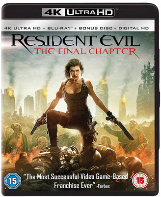 

Resident Evil: Final Chapter (4K UHD + Blu-ray + Bonus Disc + Digital HD) (3-Disc Box Set) (Region Free + Fully Packaged Import)(4K(UHD) Blu-ray English)