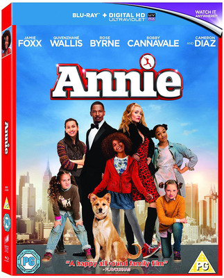 

Annie (Blu-ray + Digital HD + UV) (Slipcase Packaging + Region Free + Fully Packaged Import) - 2 Golden Globe Nominated Movie(Blu-ray English)