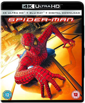

Spider-Man (2002) (4K UHD + Blu-ray + Digital Download) (2-Disc Set) (Slipcase Packaging + Region Free + Fully Packaged Import)(4K(UHD) Blu-ray English)