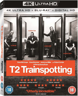 

T2 Trainspotting (4K UHD + Blu-ray + Digital HD) (2-Disc Set) (Slipcase Packaging + Region Free + Fully Packaged Import)(4K(UHD) Blu-ray English)