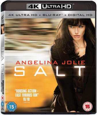 

Salt (4K UHD + Blu-ray + Digital HD) (2-Disc Set) (Region Free + Fully Packaged Import)(4K(UHD) Blu-ray English)