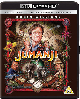 

Jumanji (1995) (4K UHD + Blu-ray + Digital Download + UV) (2-Disc Set) (Slipcase Packaging + Region Free + Fully Packaged Import)(4K(UHD) Blu-ray English)