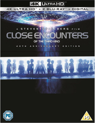 

Close Encounters Of The Third Kind (4K UHD + 2-Disc: Blu-ray + Digital HD) (3-Disc Limited Edition Slipcase Packaging Includes Theme Music with 3D Lighted Centre + Booklet) (Fully Packaged Import)(4K(UHD) Blu-ray English)