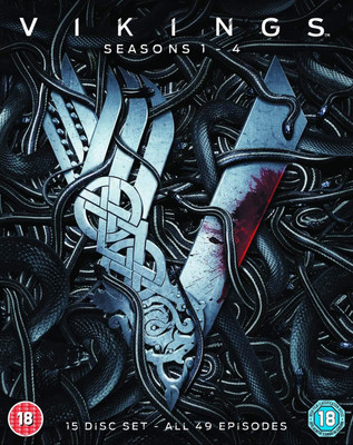 

Vikings: The Complete Season 1 to 4 - Includes Season 4:Vol. 1 + Vol. 2 (15-Disc Box Set) (Fully Packaged Import)(Blu-ray English)