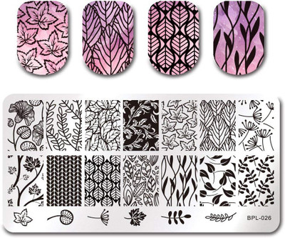 

Born Pretty BP-L026 Stainless Steel Nail Stamping Image Plate.(Multi)