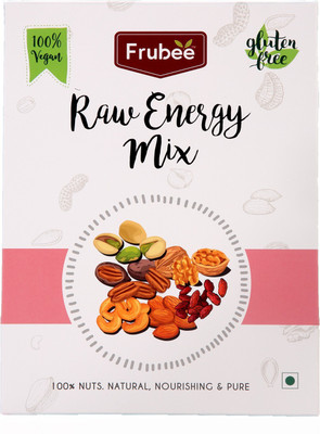 

Frubee 1 Kg Raw Energy Mix, Mix Nuts, Trail Mix (250 g x 4 packs = 1 Kg) Assorted Nuts(1000 g, Vacuum Pack)