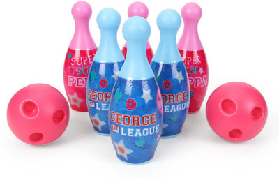 

My Baby Excel Peppa Pig - Bowling 6 pin PVC(Multicolor)
