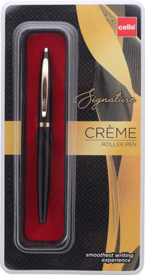 

Cello Signature Crme Ebony Roller Pen Roller Ball Pen