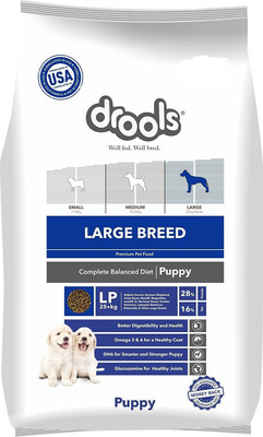 

Drools Large Breed Puppy Chicken 100 g Dry Dog Food