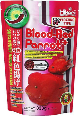 

Hikari blood red parrot medium pellets 330 g Dry Fish Food