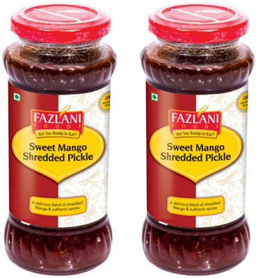 

Fazlani Foods Ready To Eat Pack of 2 Shredded Sweet Mango Pickle(350 g, Pack of2)
