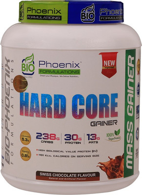 

Bio Phoenix Formulations Hard Core Gainer Whey Protein(900 g, Chocolate)