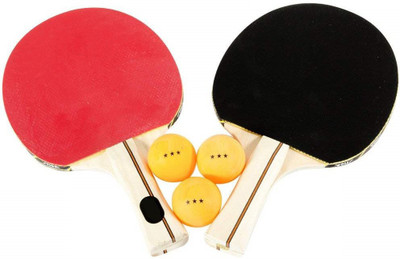 

QUINERGYS ™ Beginner's Table Tennis Rackets,Ping Pong Paddles with Long Handle,Family Ping Pong Racket Table Tennis Kit