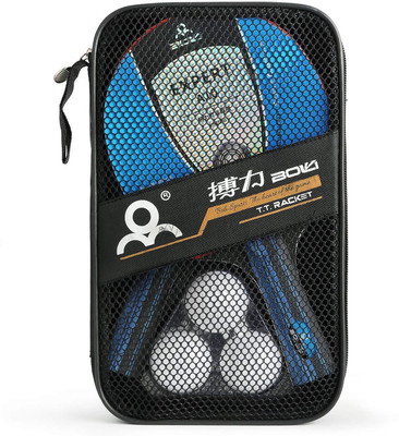 

QUINERGYS ™ Training Table Tennis/Ping Pong Set - 2 Premium Paddles/Rackets/Bats , 3 Balls Table Tennis Kit