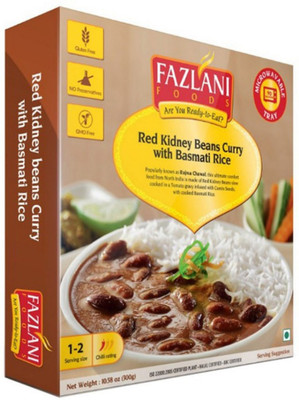 

Fazlani Foods Ready To Eat Red Kidney Beans Curry with Basmati Rice 300 g