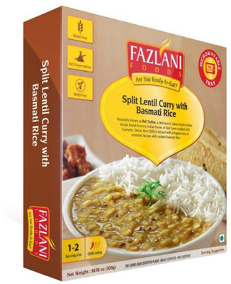 

Fazlani Foods Ready To Eat Split Lentil Curry with Basmati Rice 300 g
