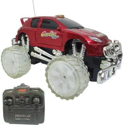 

IndusBay Remote Controlled Rock Crawler Monster Truck - Off Roader Racer (Maroon)(Maroon)