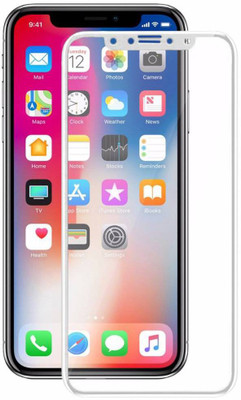 GADGETSMORE Edge To Edge Tempered Glass for Apple iPhone X(Pack of 1)