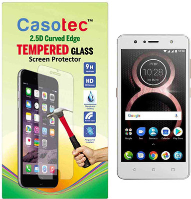 Casotec Tempered Glass Guard for Lenovo K8(Pack of 1)