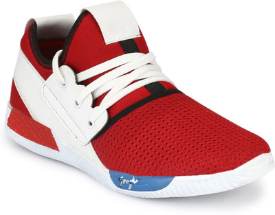 

Skytouch Walking Shoes For Men(White, Red