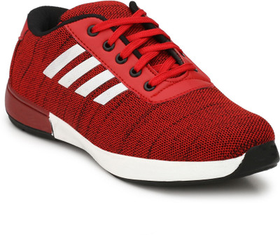 WHITE WALKERS Walking Shoes For Men(Red