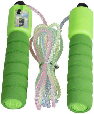 

SS Professional Count Rope Skipping Jump Rope- Ideal for Gym Sports Fitness, Skipping Exercise Freestyle Skipping Rope(Multicolor, Pack of 1)