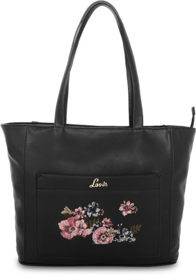 

Lavie Women Casual Black Leatherette Hand-held Bag